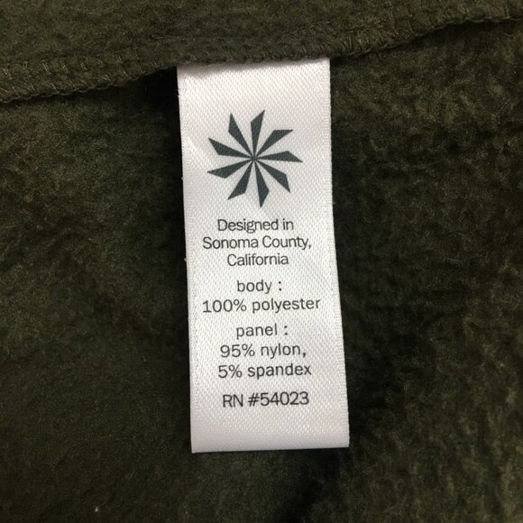 Athleta Women's Army Green Full Zip Vest Size Small with Pockets - Picture 10 of 11